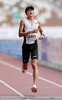 　東京レガシーハーフマラソン男子で、日本勢トップの６位でゴールする大迫傑