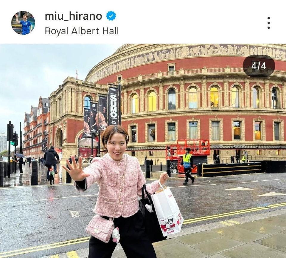 平野美宇のインスタグラム（＠ｍｉｕ＿ｈｉｒａｎｏ）から