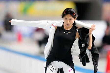 　女子３０００メートルで２位だった高木美帆