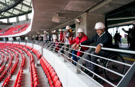 バリアフリー状況や動線を確認　アジアパラ選手団長セミナー