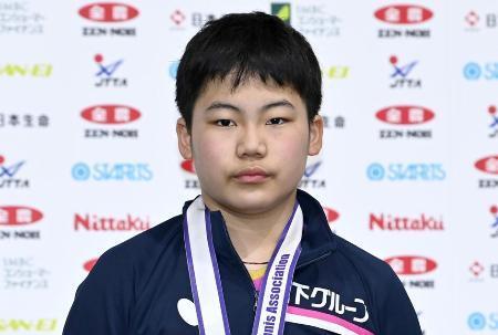卓球、松島輝空が準々決勝進出　チャンピオンズ・モンペリエ
