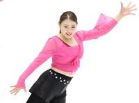　アイスダンスの練習を行う紀平梨花（撮影・中田匡峻）