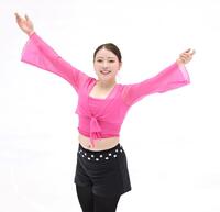 　演技を終え、充実の表情を見せる紀平梨花（撮影・中田匡峻）