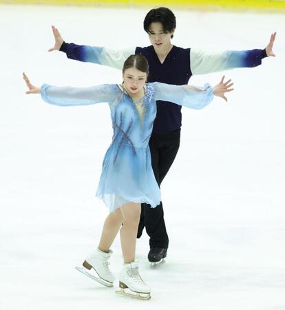 紀平梨花・西山真瑚ペアは３位　技術点足りずミラノへの道は消滅「３０年の五輪に向けて努力を重ねたい」