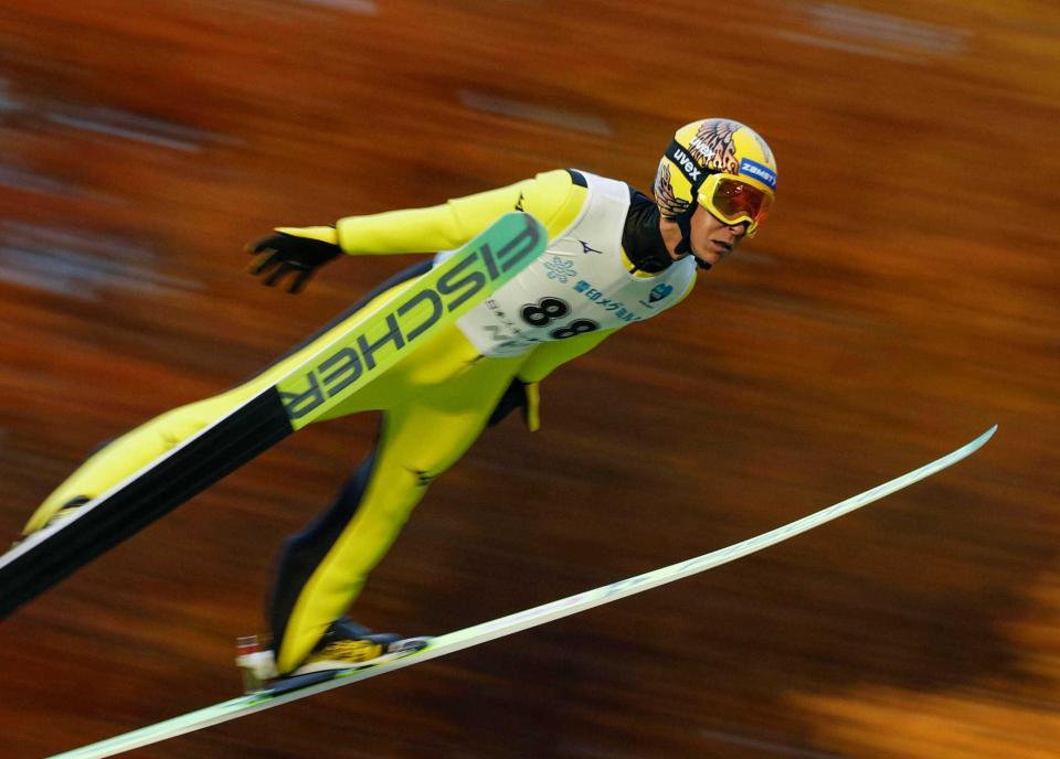 　男子で４位の葛西紀明