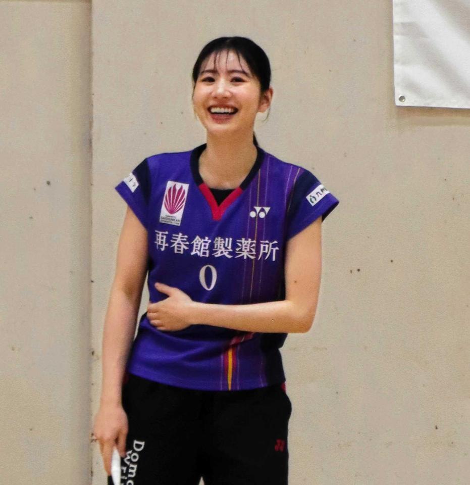 　ＴＥＮＴＩＡＬのイベントに参加して笑顔を見せる志田千陽