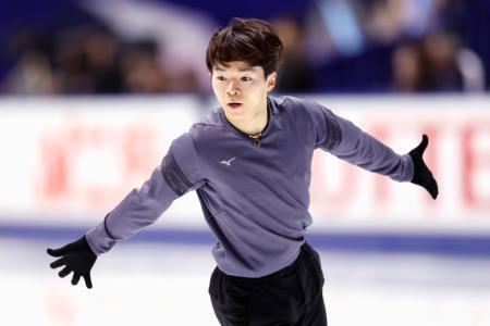 フィギュア鍵山「３連覇したい」　７日開幕のＮＨＫ杯へ調整