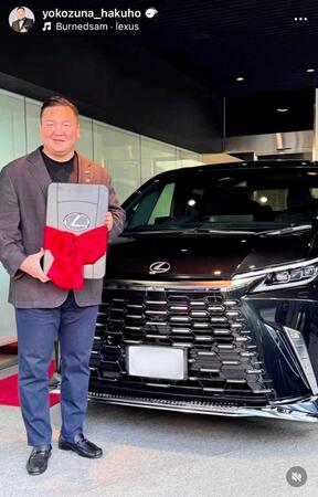 　白鵬氏のインスタグラム＠ｙｏｋｏｚｕｎａ＿ｈａｋｕｈｏより