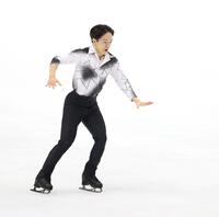 　ＳＰで演技を披露する鍵山優真（撮影・中田匡峻）