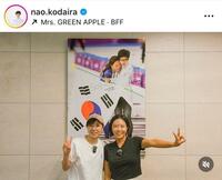 小平奈緒さんインスタグラム（ｎａｏ．ｋｏｄａｉｒａ）より