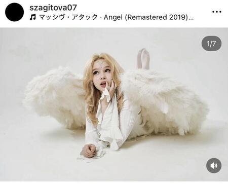 　サビーナ・ザギトワのインスタグラム＠ａｚａｇｉｔｏｖａ０７より