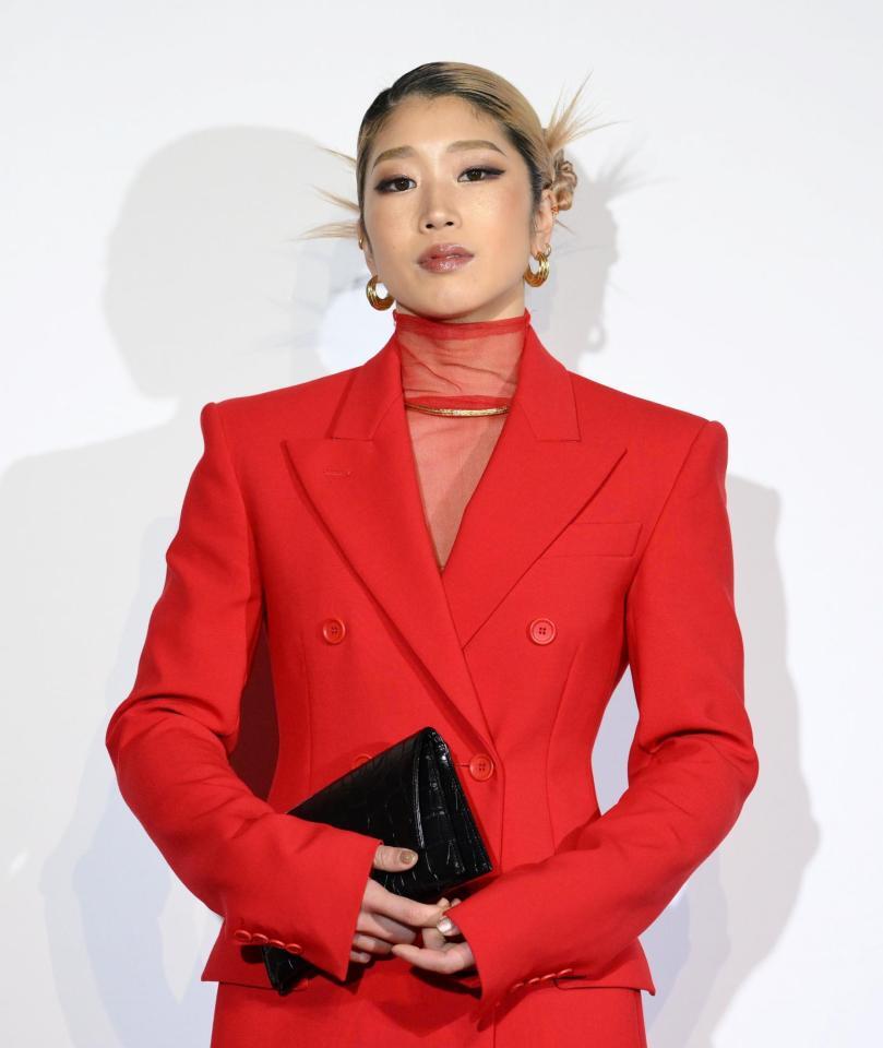 　ＴＩＲＴＩＲ「Ｔｈｅ　Ｄａｗｎ　ｏｆ　ａ　Ｎｅｗ　Ｅｒａ」特別レセプションパーティーに登場した野中生萌（撮影・伊藤笙子）