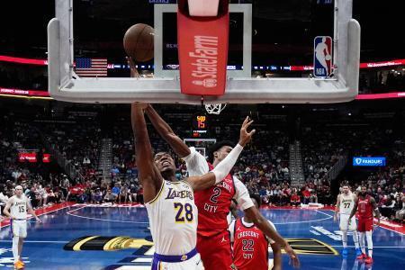 レーカーズ八村は１４得点　米プロバスケＮＢＡ