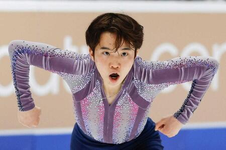 友野一希　今季自己最高点でＳＰ首位発進 ＧＰ初Ｖ、ファイナル＆五輪へ望みつないだ「失うものはないと思ってがんがん攻めていった」