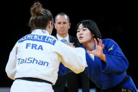 女子７０キロ級で田中が優勝　柔道のグランプリ大会