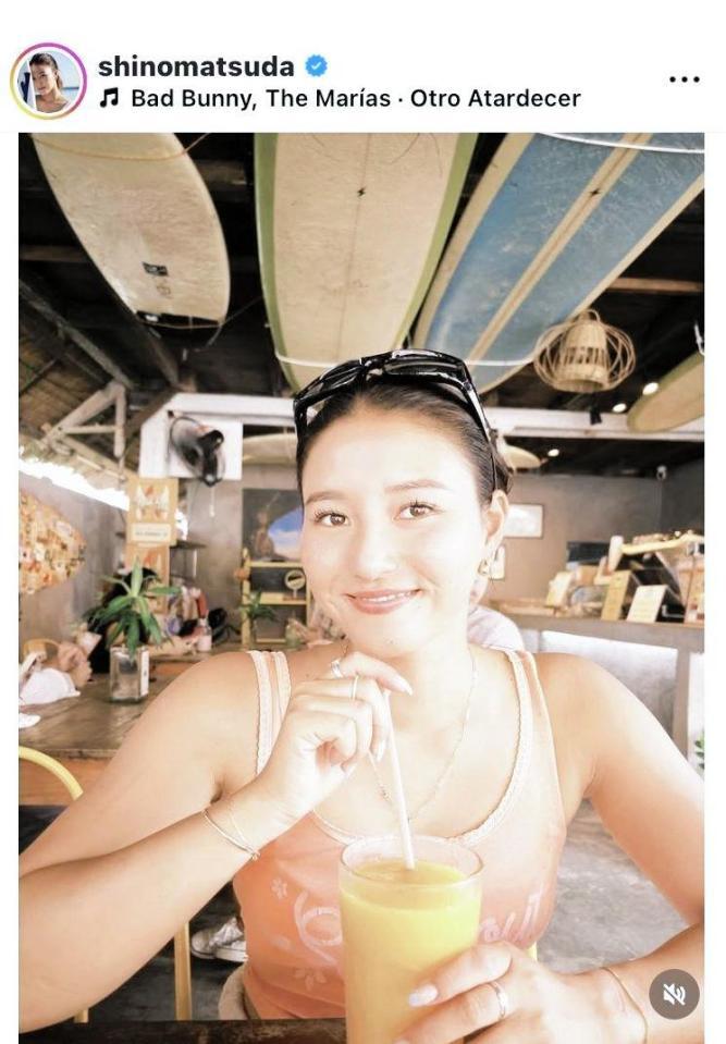 　松田詩野のインスタグラム（＠ｓｈｉｎｏｍａｔｓｕｄａ）から