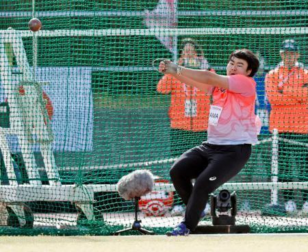 遠山莉生がハンマー投げ「金」　デフリンピック、日本表彰台独占