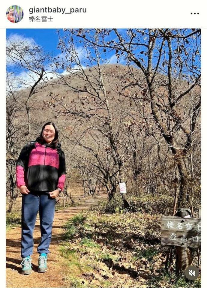 　北口榛花のインスタグラム＠ｇｉａｎｔｂａｂｙ＿ｐａｒｕから