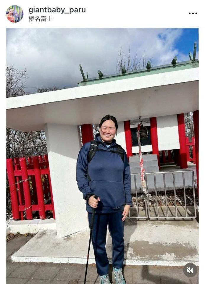 　北口榛花のインスタグラム＠ｇｉａｎｔｂａｂｙ＿ｐａｒｕから