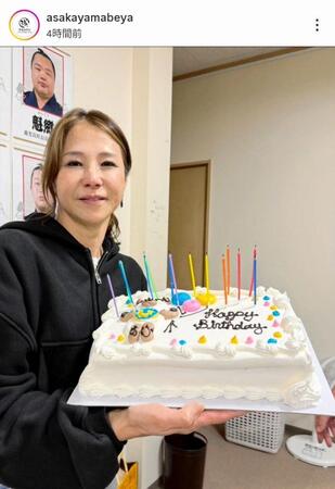 　浅香山部屋のインスタグラム（ａｓａｋａｙａｍａｂｅｙａ）より