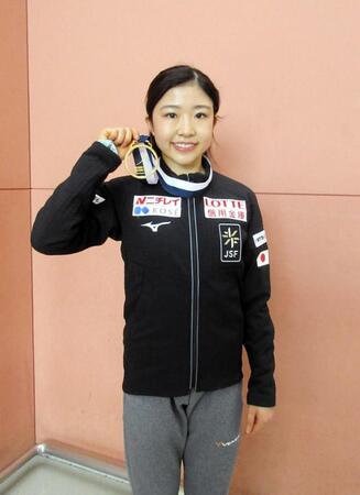 千葉百音　ＧＰファイナルと全日本選手権へ「本当にガッツポーズを出すときはファイナルと全日本」