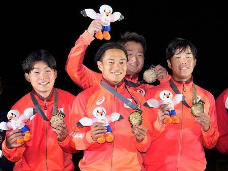 陸上湯上、リレーが「金」　空手小倉も、東京デフリンピック