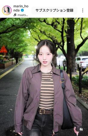 本田真凛のインスタグラム（＠ｍａｒｉｎ＿ｈｏｎｄａ）から