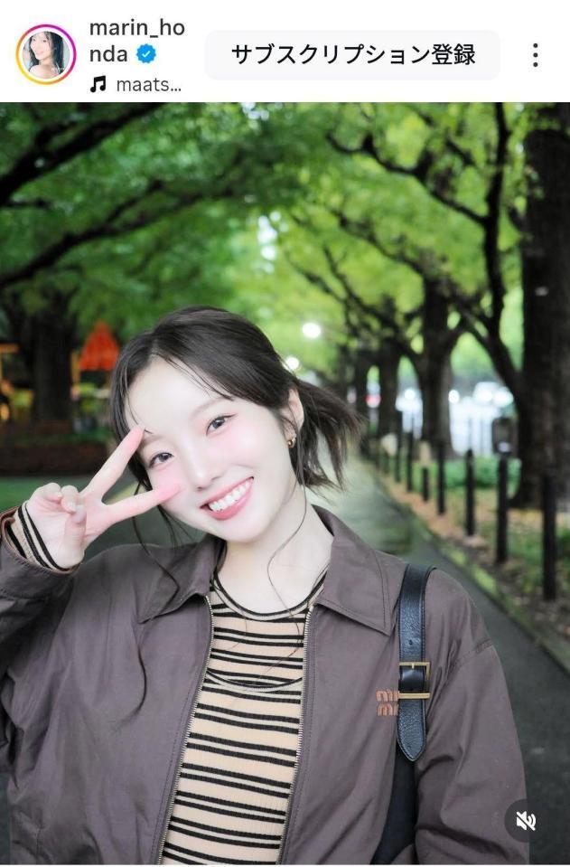 本田真凛のインスタグラム（＠ｍａｒｉｎ＿ｈｏｎｄａ）から