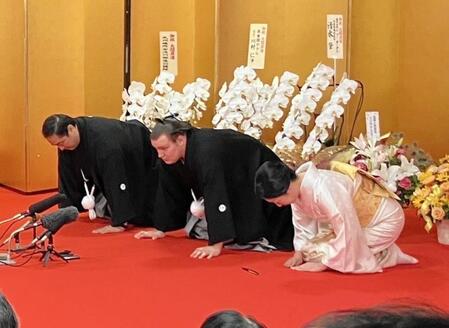 安青錦「さらに上を目指して精進いたします」シンプル口上　師弟で「５分くらい」で決定　ウクライナ出身初＆史上最速大関誕生