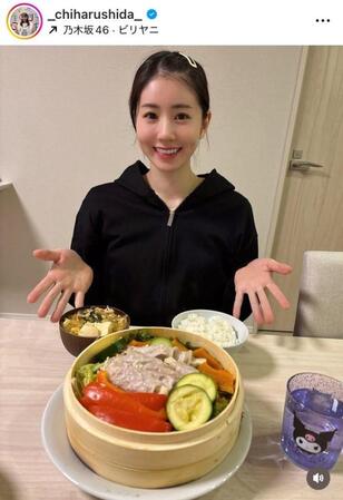 　志田千陽インスタグラム（＿ｃｈｉｈａｒｕｓｈｉｄａ＿）より