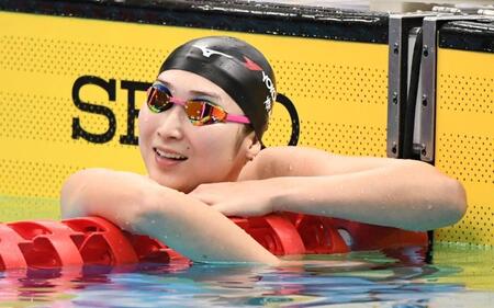 　女子１００ｍバタフライ決勝で４位に終わった池江璃花子（撮影・佐藤厚）