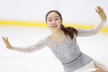 松生理乃がＳＰ“自己ベスト”　フィギュア五輪代表へ意欲