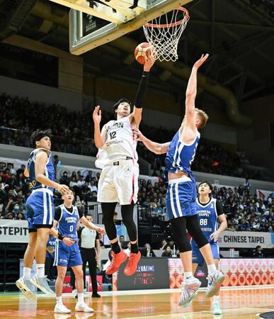 日本　台湾に競り勝ち２連勝　第４Ｑに突き放す展開も渡辺雄「予想していた」