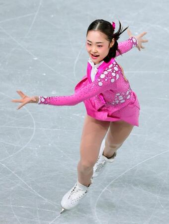 島田麻央が4連覇へSP首位発進 5日フリーでは大技挑戦「自分らしさを忘れず」 史上初4連覇へ