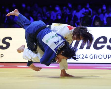 　優勝を決めた阿部詩