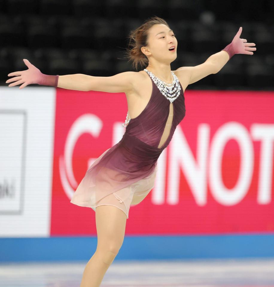 　坂本花織（撮影・吉澤敬太）