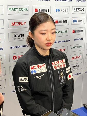 　フリーから一夜明け厳しい表情の千葉百音