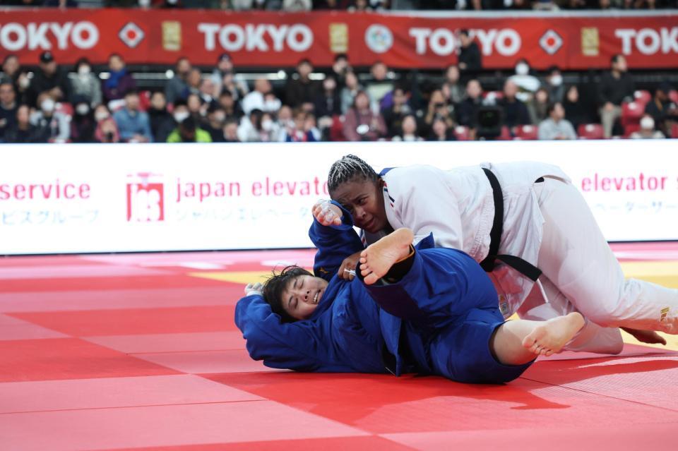 　初戦で敗れた素根輝（撮影・金田祐二）