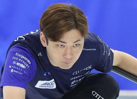 カーリング 日本男子代表は五輪出場逃す 山口、小泉ら涙が止まらず 中国との最終決戦で敗れる 9エンドに4失点で決着