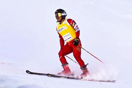 　Ｗ杯スキークロス第２戦で４位になった須貝龍＝バルトランス（共同）