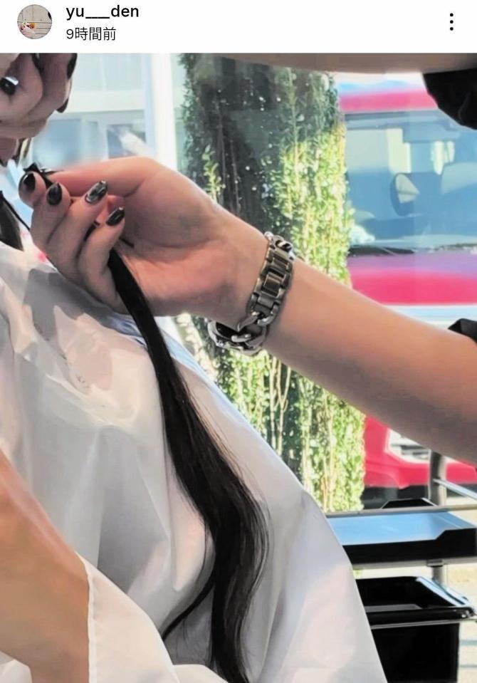 　田中佑美のインスタグラム（ｙｕ＿＿＿＿ｄｅｎ）より