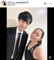 安藤美姫インスタグラム（ｍｉｋｉ＿ｍ＿ａｎｄｏ０４０３）より