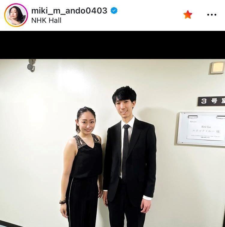 安藤美姫インスタグラム（ｍｉｋｉ＿ｍ＿ａｎｄｏ０４０３）より