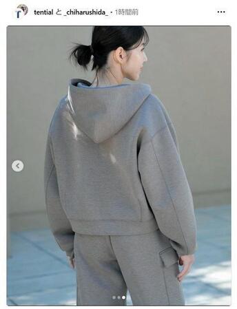 　志田千陽のインスタグラム（＿ｃｈｉｈａｒｕｓｈｉｄａ＿）より