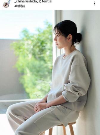 　志田千陽のインスタグラム（＿ｃｈｉｈａｒｕｓｈｉｄａ＿）より