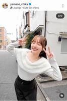 　山根千佳のインスタグラム（＠ｙａｍａｎｅ＿ｃｈｉｋａ）から