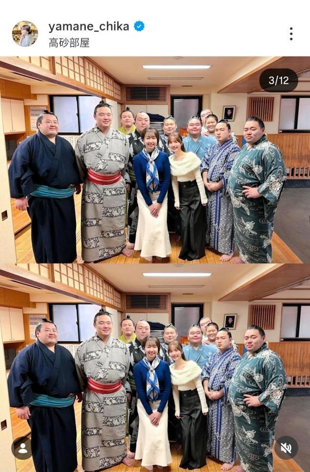 　山根千佳のインスタグラム（＠ｙａｍａｎｅ＿ｃｈｉｋａ）から