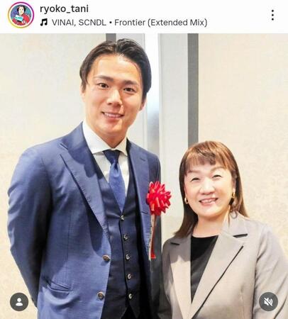 　谷亮子さんのインスタグラム（ｒｙｏｋｏ＿ｔａｎｉ）より