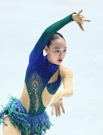 【写真】長い手足で魅了の１６歳・岡万佑子　自己ベスト大幅超え７３・２０点