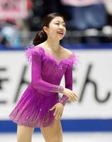 　女子ＳＰの演技を終えた千葉百音